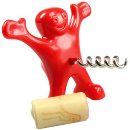 Happy Man Wine Bottle Corkscrew